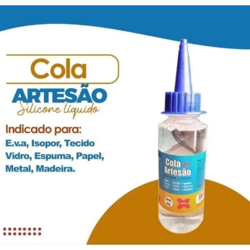 Cola Do Artesão Silicone Líquida 60ml