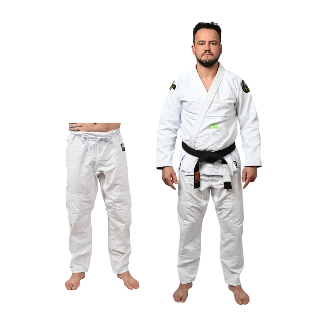Kimono Jiu Jitsu TRANÇADO + Calça EXTRA de RIP STOP - New