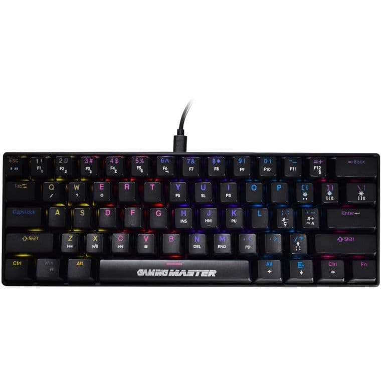 Teclado Gamer Mecânico SPECTRA FURY KBL88 Switch Blue Efeitos Led Caracteres Impressos à Laser