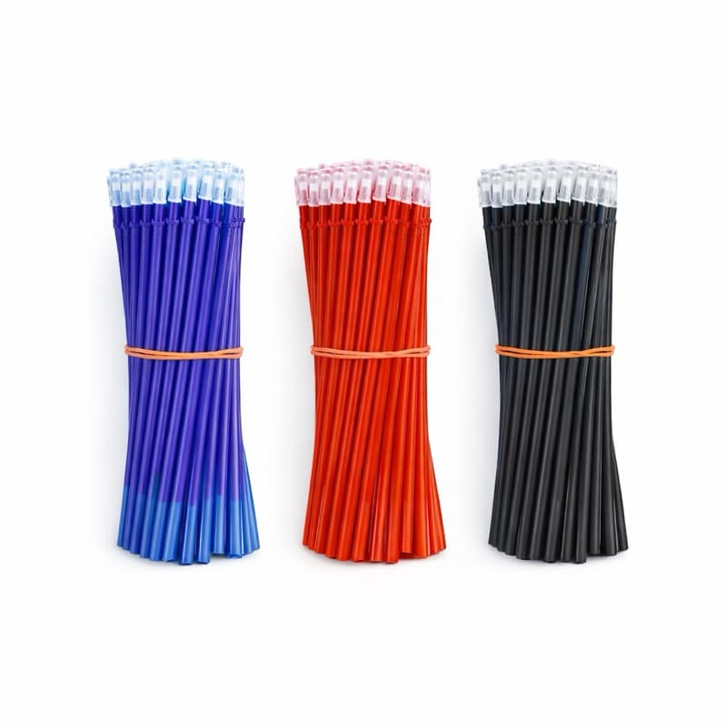 Kit 03 a 60 Refil para Caneta que apaga Com Calor Tinta Apagável Recarga Cartucho Carga Comjunto