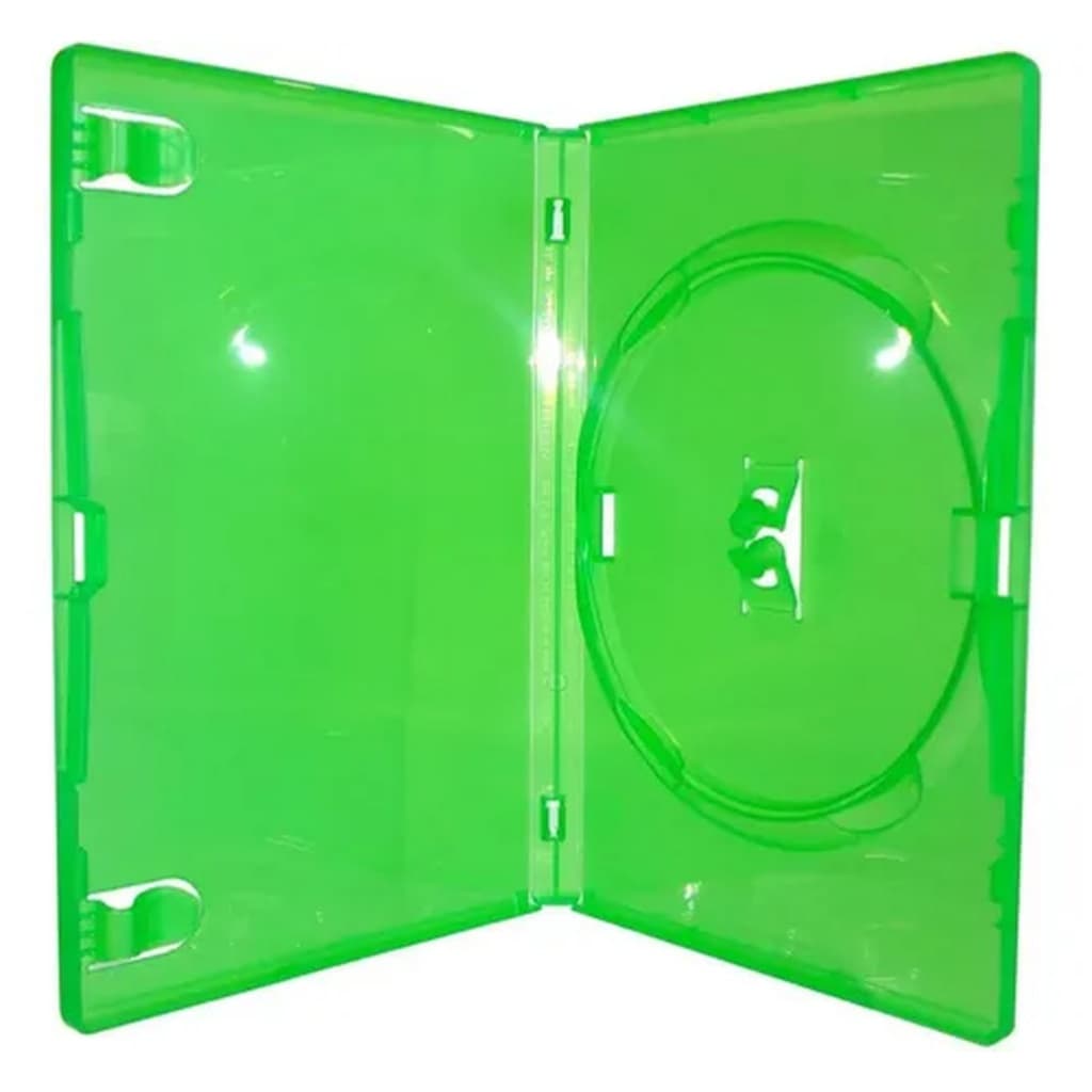 Capa verde para xbox 360 box dvd verde
