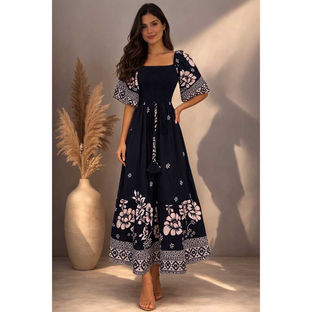 Vestido Cládia em viscolinho Sarja, Romãntico , Delicado e com um toque frescor e elegancia