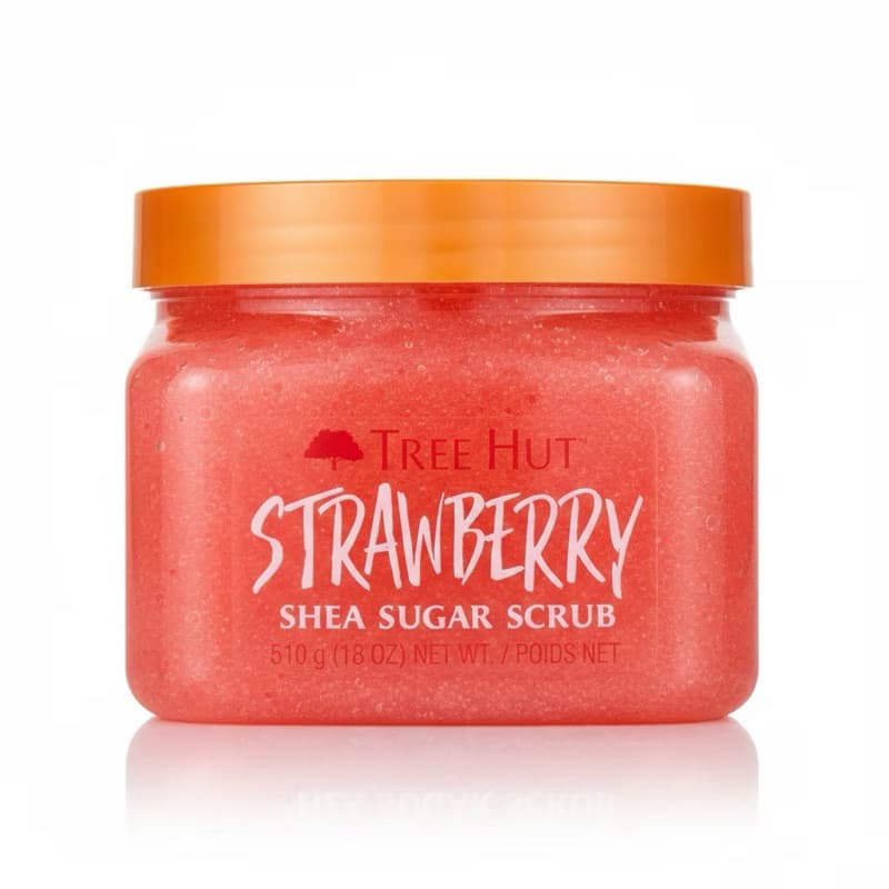 Esfoliante Corporal Tree Hut Strawberry Shea Sugar Scrub 510g Original | Hidratante com Manteiga de Karité