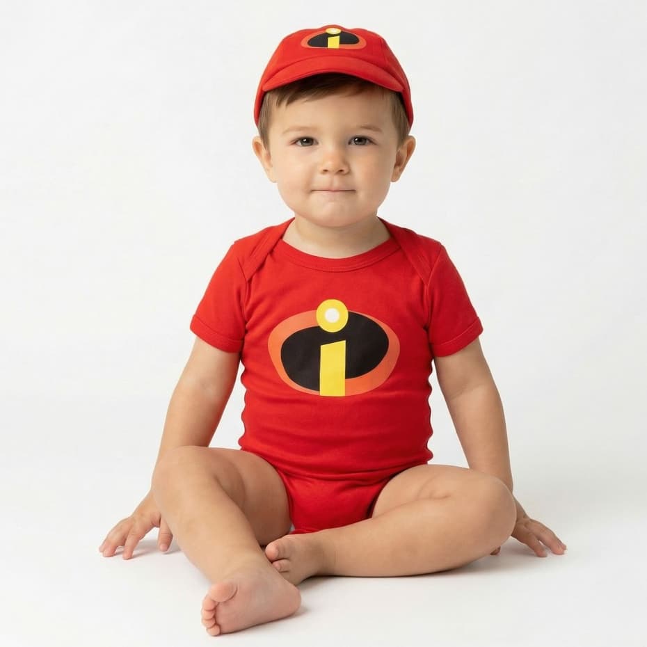 Roupa de Bebê Menino Macacão Infantil RN Body Recém Nascido Conjunto Os Incríveis Envio Rápido