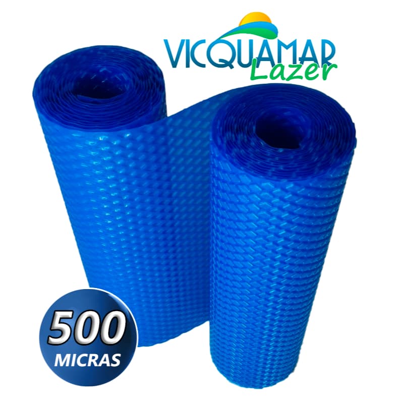 Capa térmica Piscina 6 x 3 Vicquamar azul 500 micras