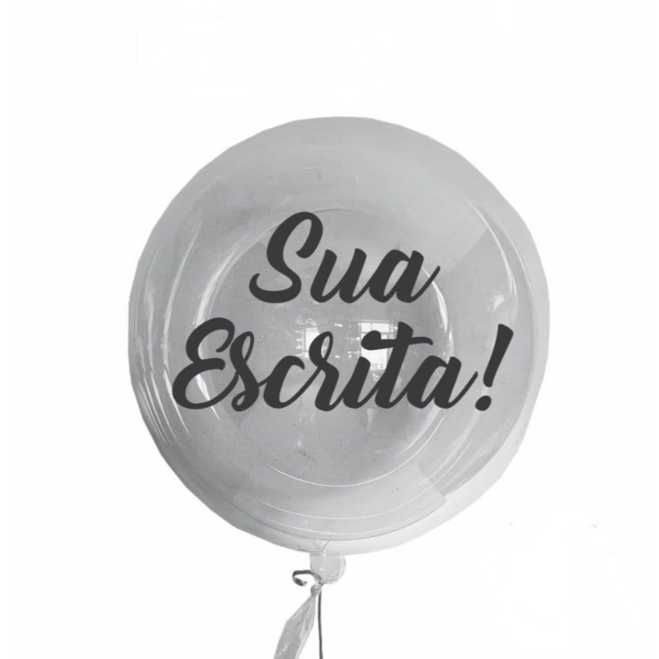 Adesivo Vinil para Balão Bubble - Adesivo Personalizado - Adesivo Vinil Balão - Adesivo Festa