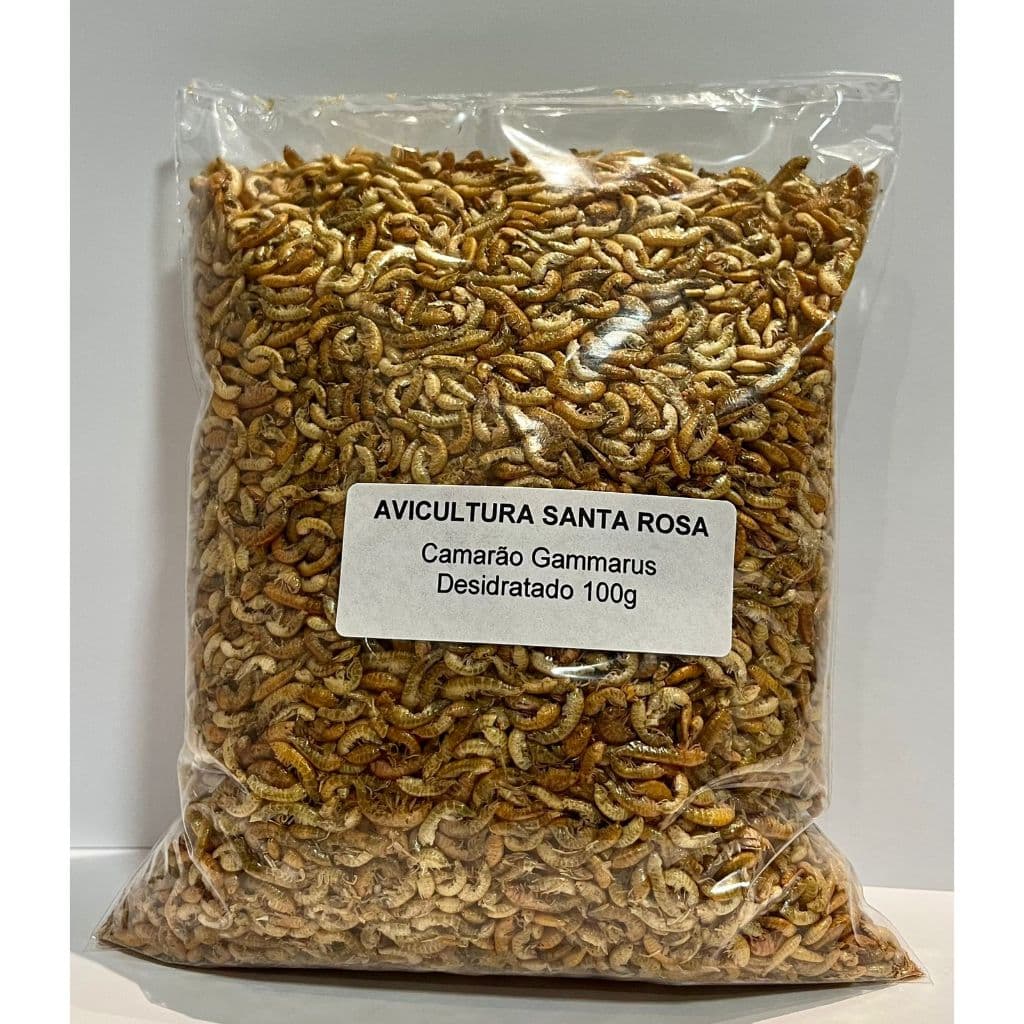 Ração Gammarus Desidratado Pacote 100g