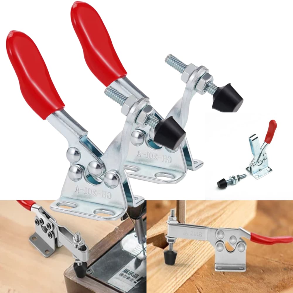 Kit 2 Grampo Sargento Alavanca Gh201a Toggle Clamp 225kgf