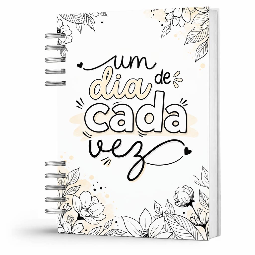 Caderno De Anotações - Coleção Floral - Um Dia Amarelo