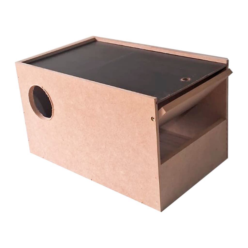 Ninho Para Calopsita Em MDF Ventilado Chocadeira Para Reprodução De Aves GRANDE