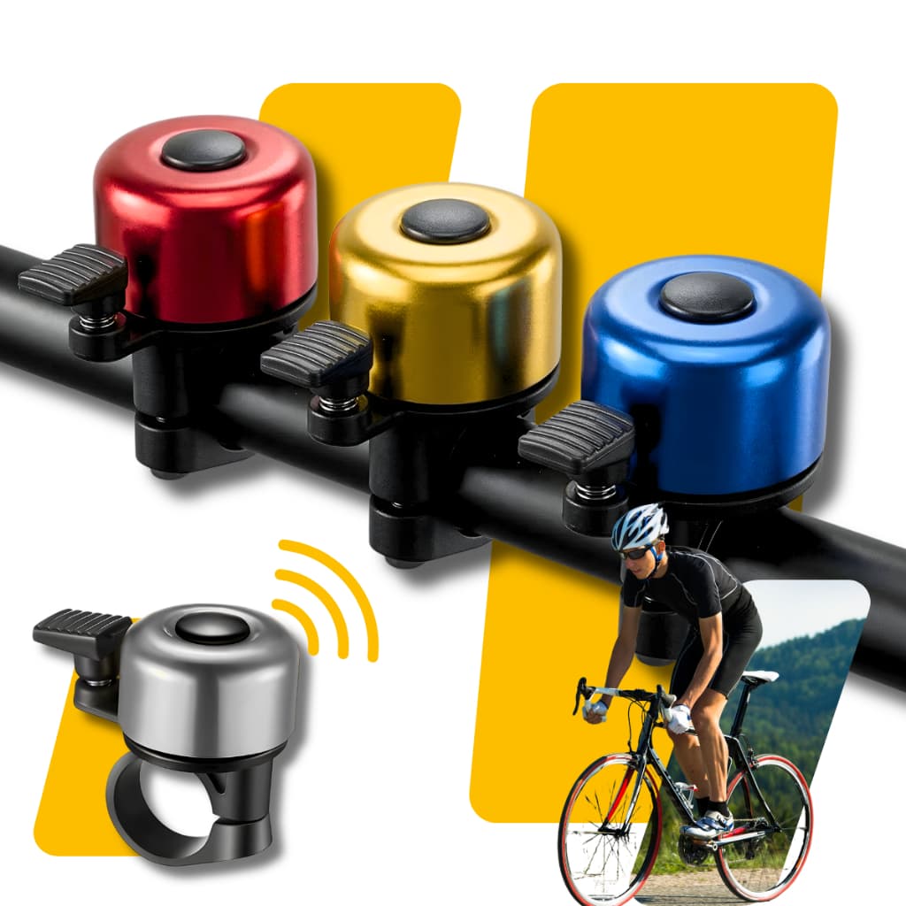 Buzina Bicicleta Campainha Trim Trim Sino Universal Para Bike Patinete Infantil E Adulto