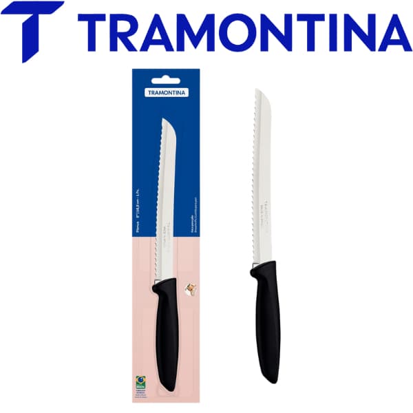 Faca de Cozinha para Pão Tramontina Plenus Inox 8"