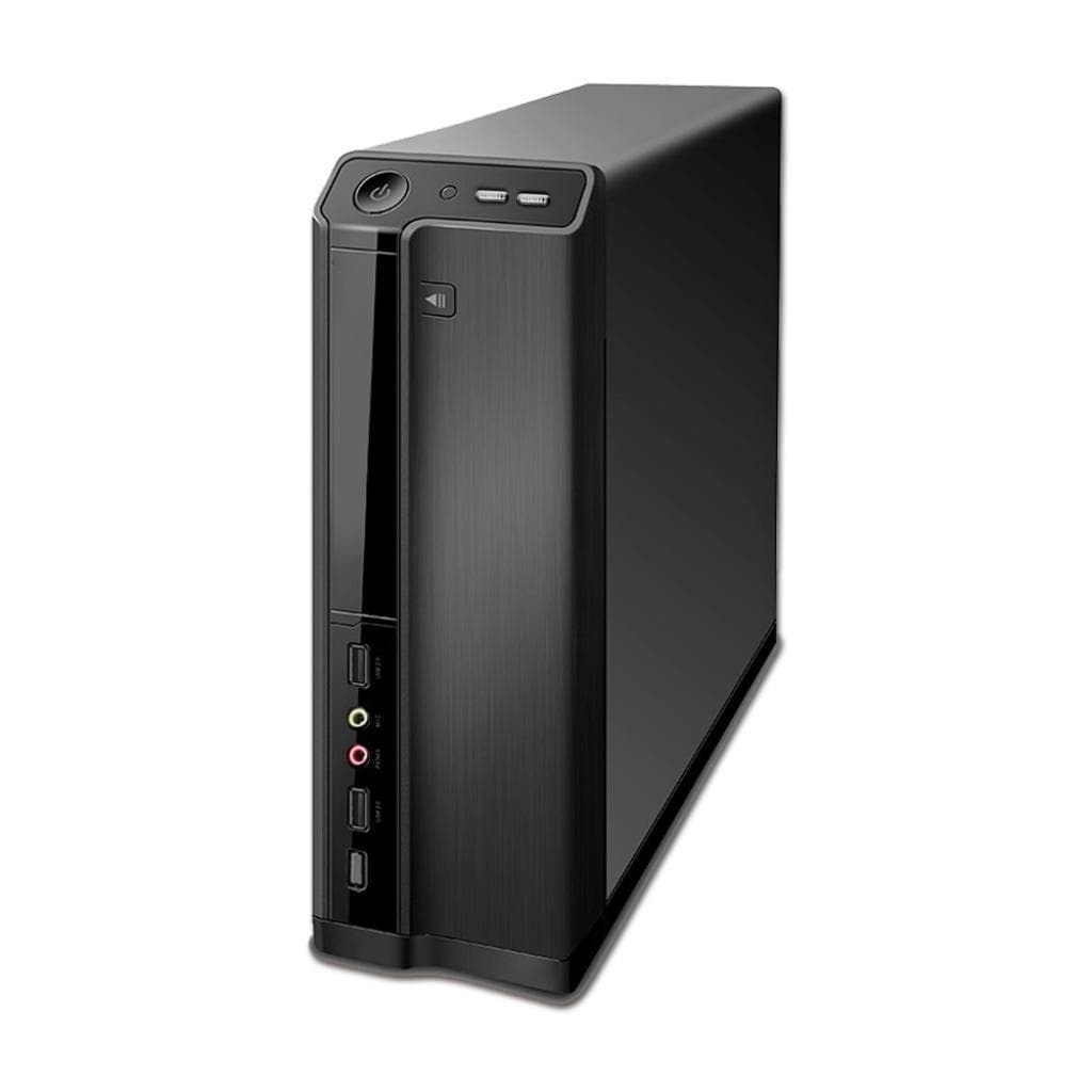 Gabinete Micro ATX com Fonte 200W Bivolt + 2 USB Frontal | Compatível Mini-ITX e mATX Slim
