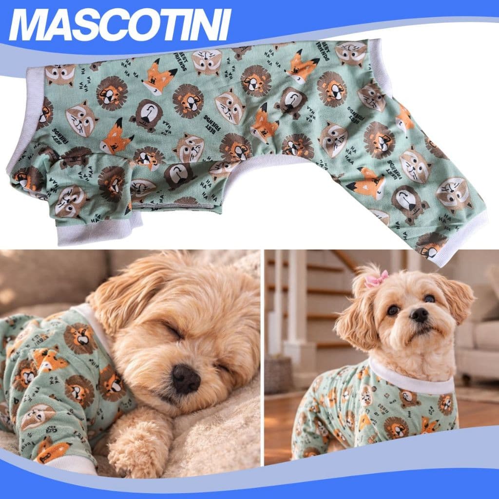 Pijama Cachorro Verde 06 Roupa Roupinha Pijaminha Customizado Pet Cão Camisola Cao Anti Frio Inverno Médio