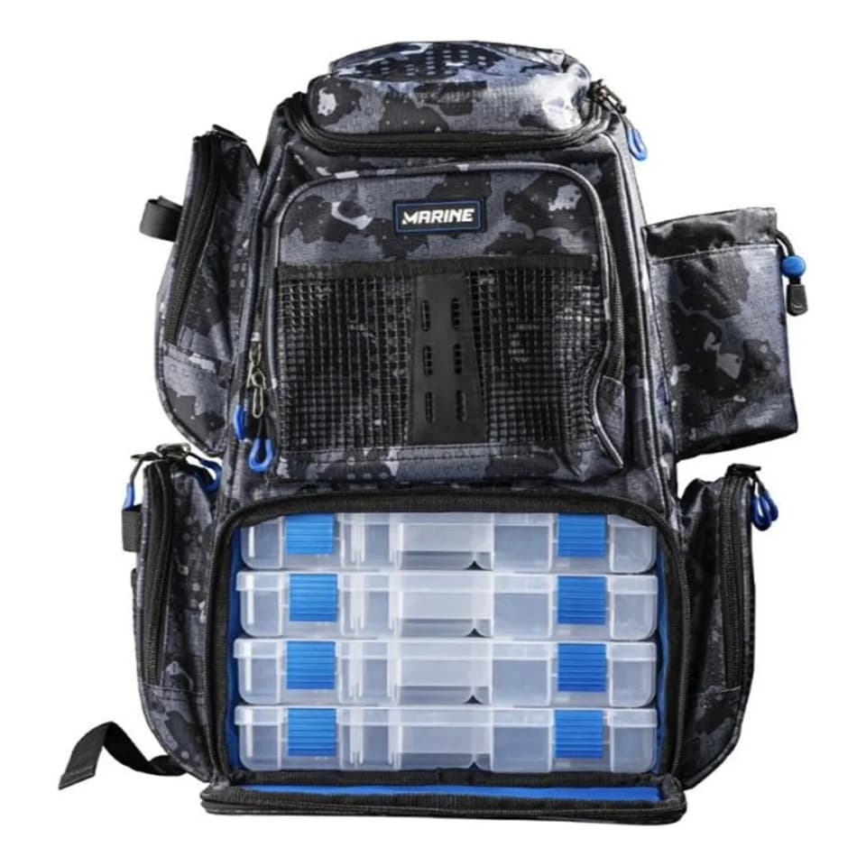 Mochila Bolsa Mala DE Pesca Marine M-MP25 50x45x25cm (Com ou sem caixas)