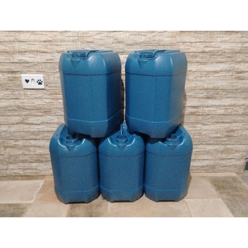 kit 5 Galão 20 Litros Plástico Bombona Reservatório Novo
