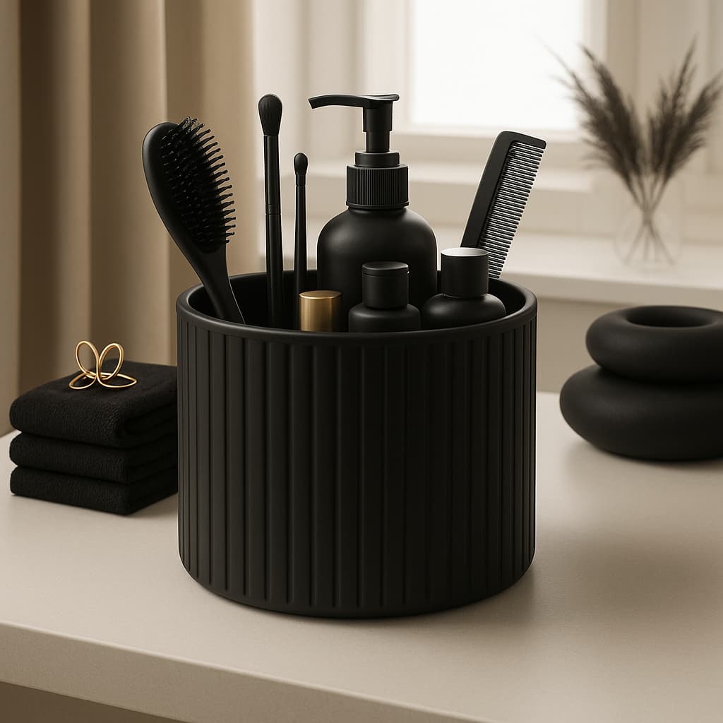 Organizador de Banheiro Luxo Porta Maquiagem Design Moderno