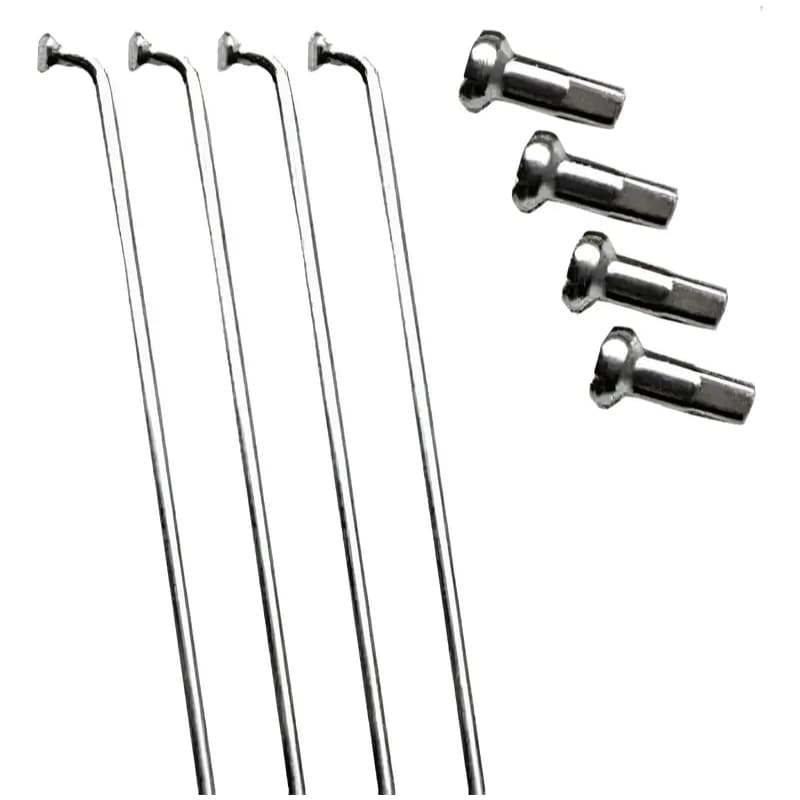 Raio Bike Aro 20 Inox Natural 190 X 2.0mm 72 Pçs