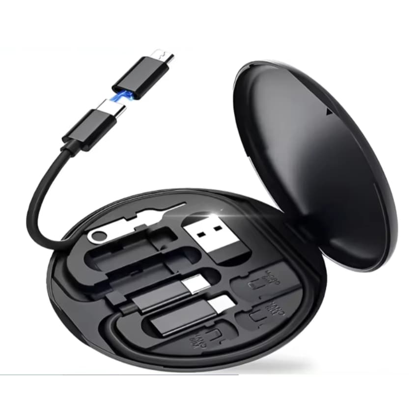 Kit Adaptador Tipo C para Micro USB 60W Carregamento Rápido Fast Charge Universal Celular Tablet