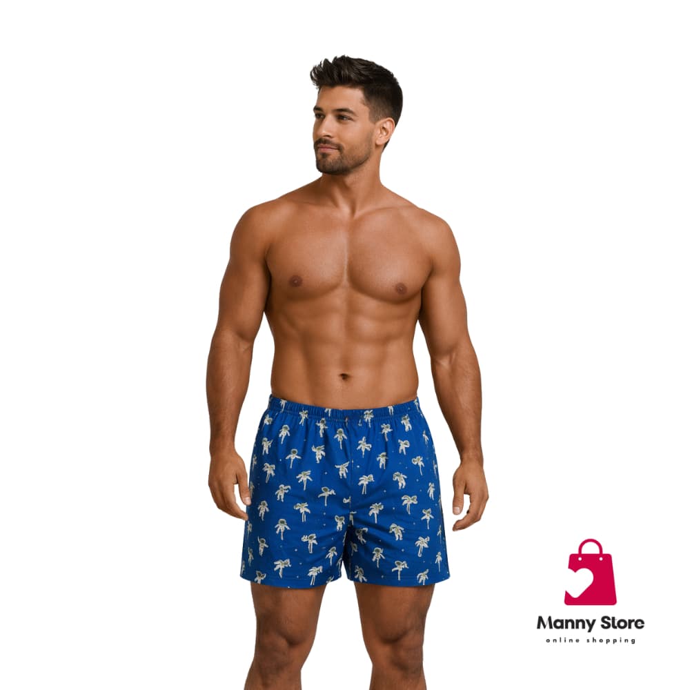 Promoção Até 5 Samba Canção Masculino - Liganete - Short de Dormir (ESTAMPADA)