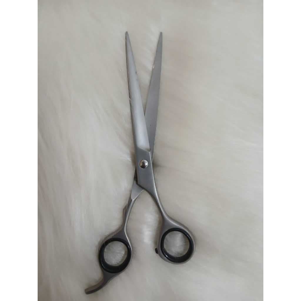 Tesoura Reta Prata C/ Preto Maryam Trading 7"