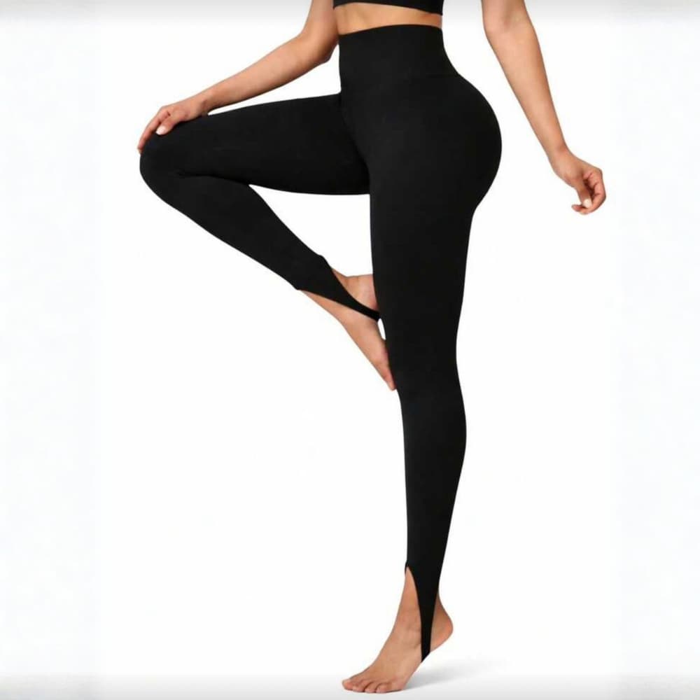 Calça Legging Cintura Alta Com Pezinho