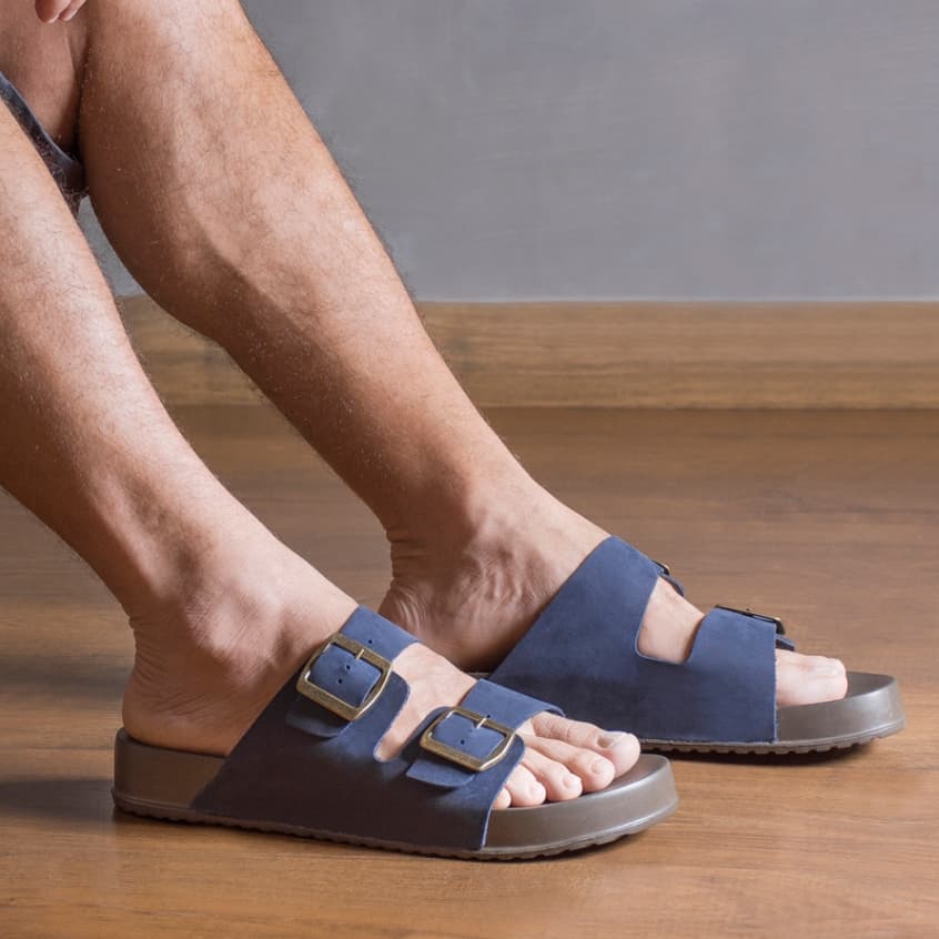 Sandália Masculina Birken Couro Legítimo