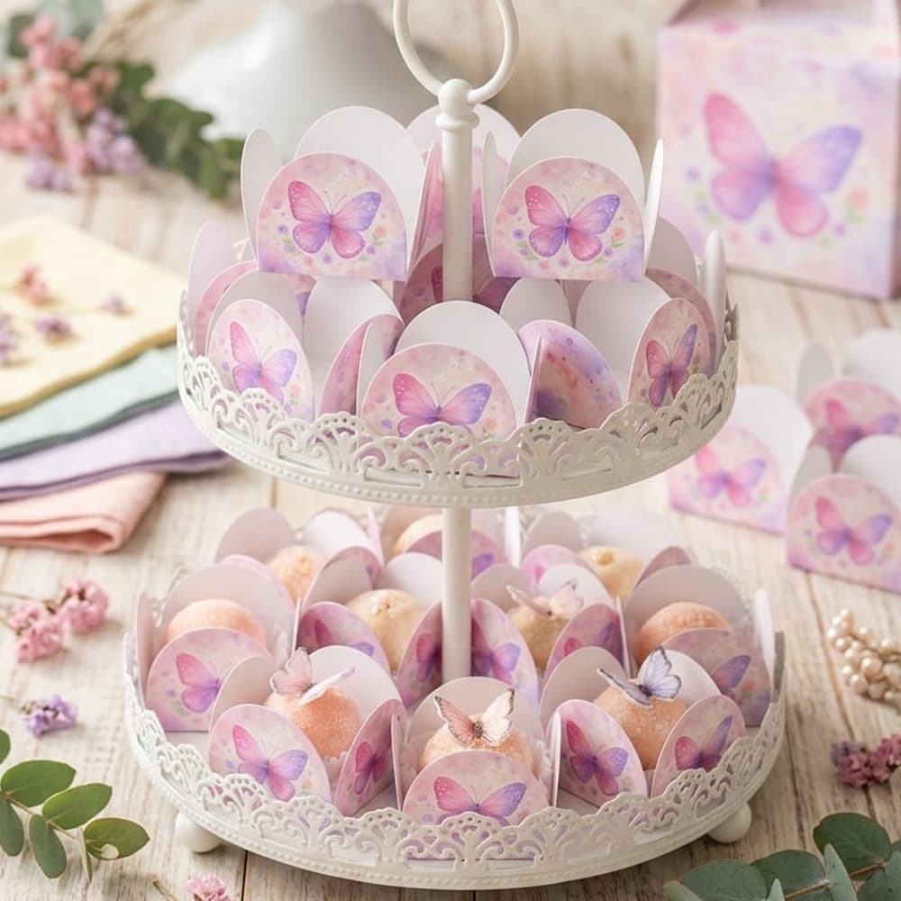 kit Forminha jardim borboleta – Decoração para Festa Infantil - vários modelos l pronta entrega