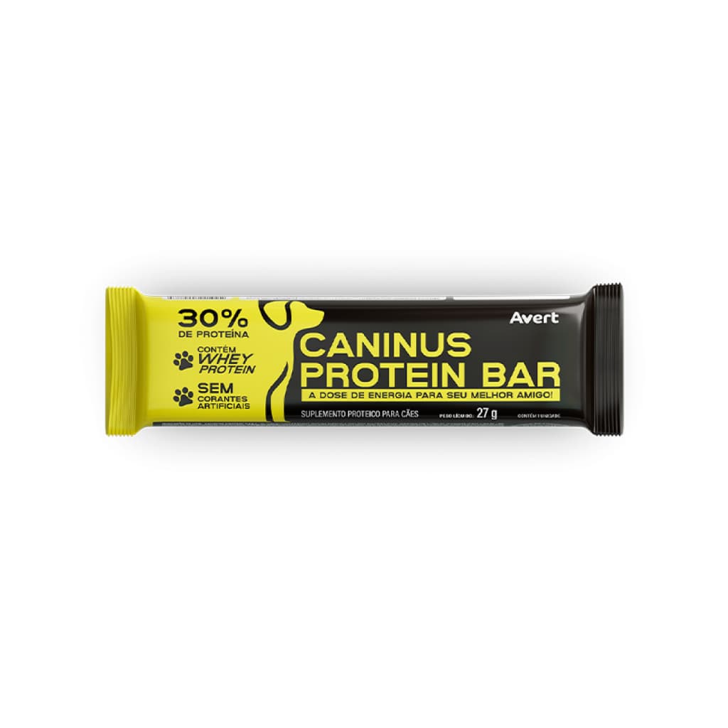 Barra de Proteina para Cães Caninus Protein Bar Avert 27 g