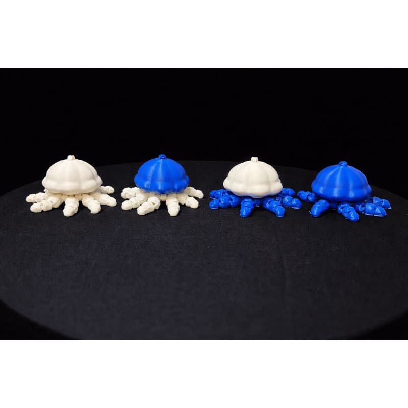 chaveiro/chaveirinho Água  viva 🪼 3D com partes articuladas! acompanha argola