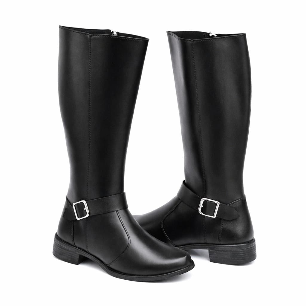Bota Montaria Feminino Cano Longo Forrada Solado Borracha Antiderrapante Flexível Promocional Limitado Até Durar Estoque