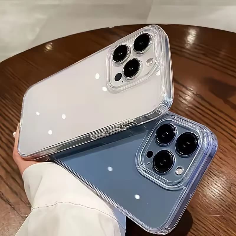Kit 2 Capinha Para Iphone Anti Impacto Transparente Tpu Para IPhone 11 12 13 14 15 17 Pronto Entrega IPhone