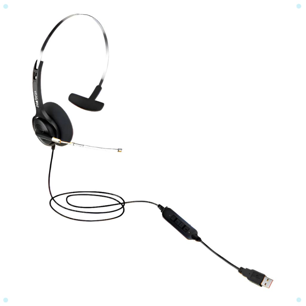 Headset Intelbras THS40 USB VOIP Plug Play Mudo Volume Ergonômico Microfone Removível NR17
