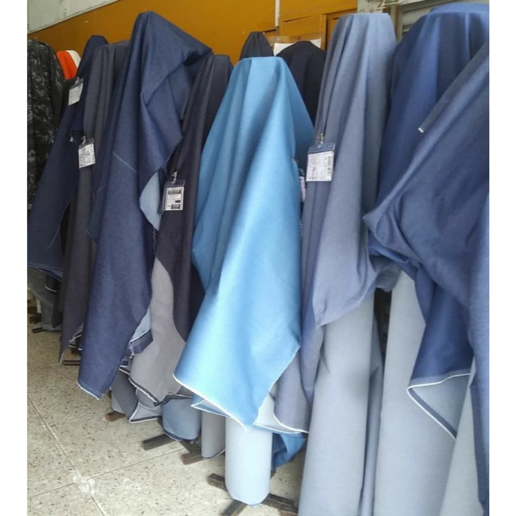 Tecido Jeans Grosso Leve Moda Tendencia - Largura: 1,60 metros 100% Algodao