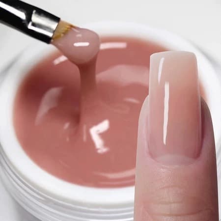 Gel Construtor Acrigel 18g Builder para Unhas com UV LED para Alongamento e Modelagem
