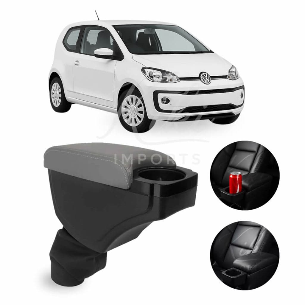 Apoio de Braço Encosto Volkswagen Up 2014 a 2021 Console Central C/ Porta Copos e Porta Objetos