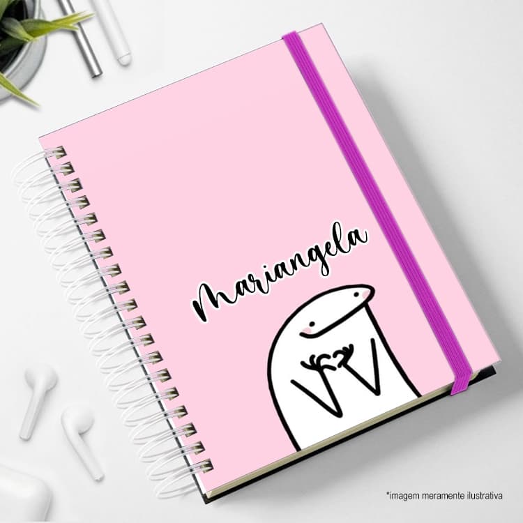Agenda 2026 Personalizada Flork - Capa Dura Premium - Com seu Nome