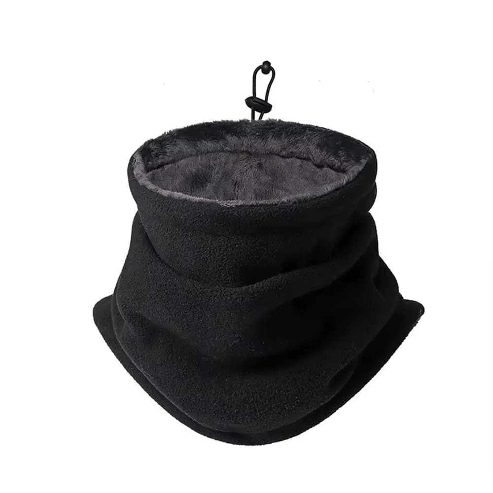 Balaclava Térmica Unissex Para Inverno, Gola Neck Fleece Ajustável à Prova de Vento para Moto, Bicicleta e Frio Intenso
