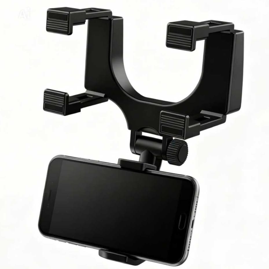 Suporte de Celular LEHMOX Retrovisor Carro Ajuste 360° Anti-queda Universal