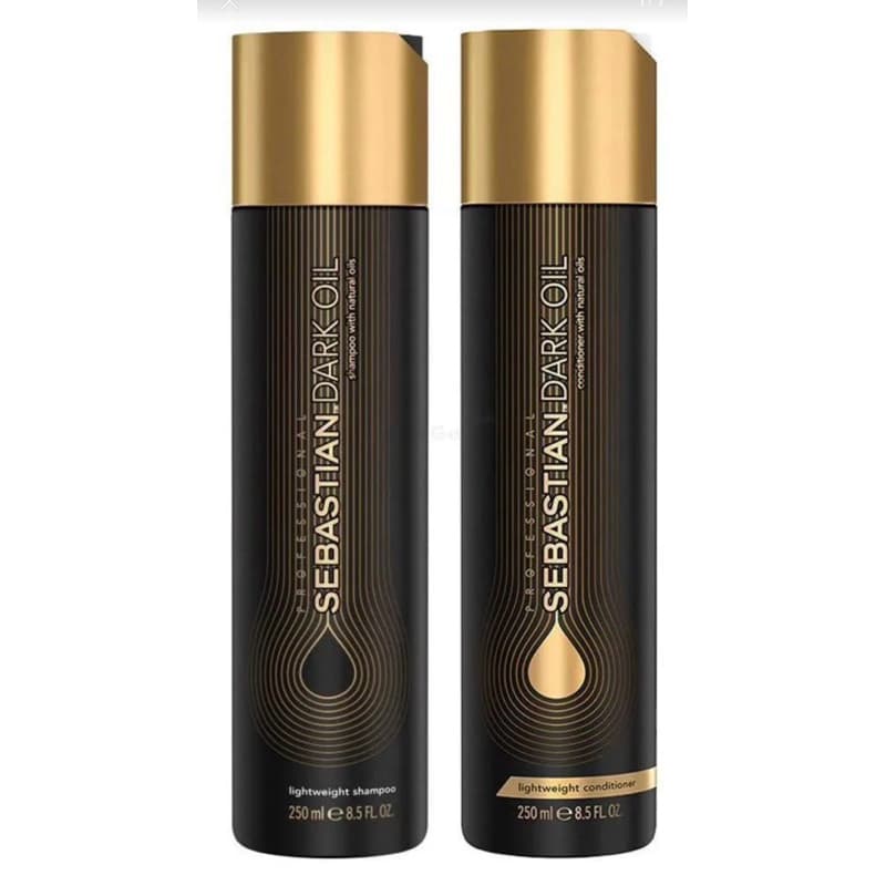 Kit Shampoo E Condicionador Sebastian Dark Oil 250ml