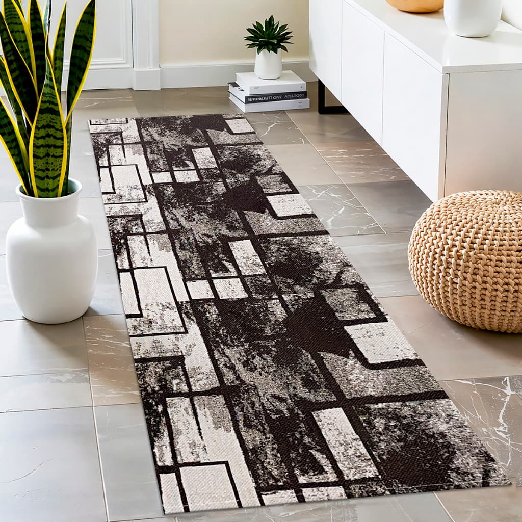 Tapete Passadeira 2,50mx0,65cm Antiderrapante Corredor Quarto Itália Moderno