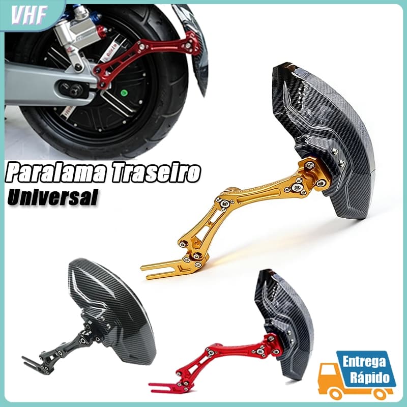 Fender HOTWIND Universal Motocicleta Paralama Traseiro Extensão Respingo Almofada CNC Suporte De Alumínio Acessórios Par