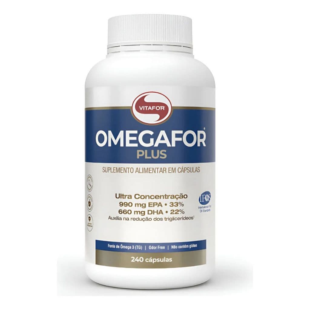 Omegafor Plus 1000mg 240 Caps - Vitafor