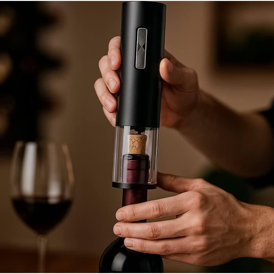 Abridor elétrico de vinho Abridor automático de rolha Abridor de vinho portátil Abridor de vinho com baixo ruído Abridor