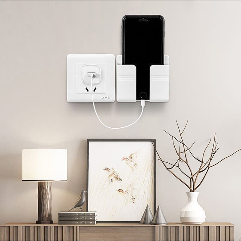 Suporte De Parede Multifuncional Caixa De Armazenamento Casa Para Carregar Remoto Um Slot - Envio Imediato