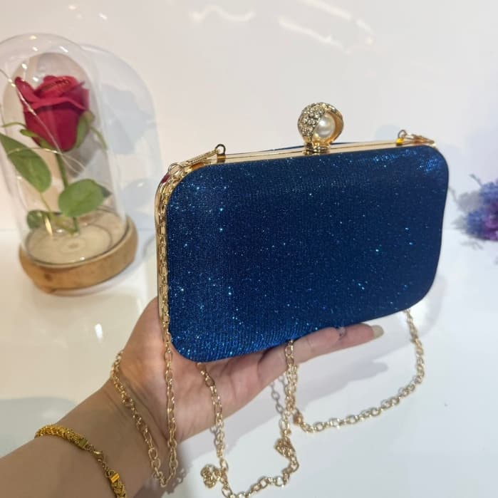 Bolsa Tiracolo / Carteira Feminina Com Glitter Para Festa / Banquete / Casamento#2509A-8