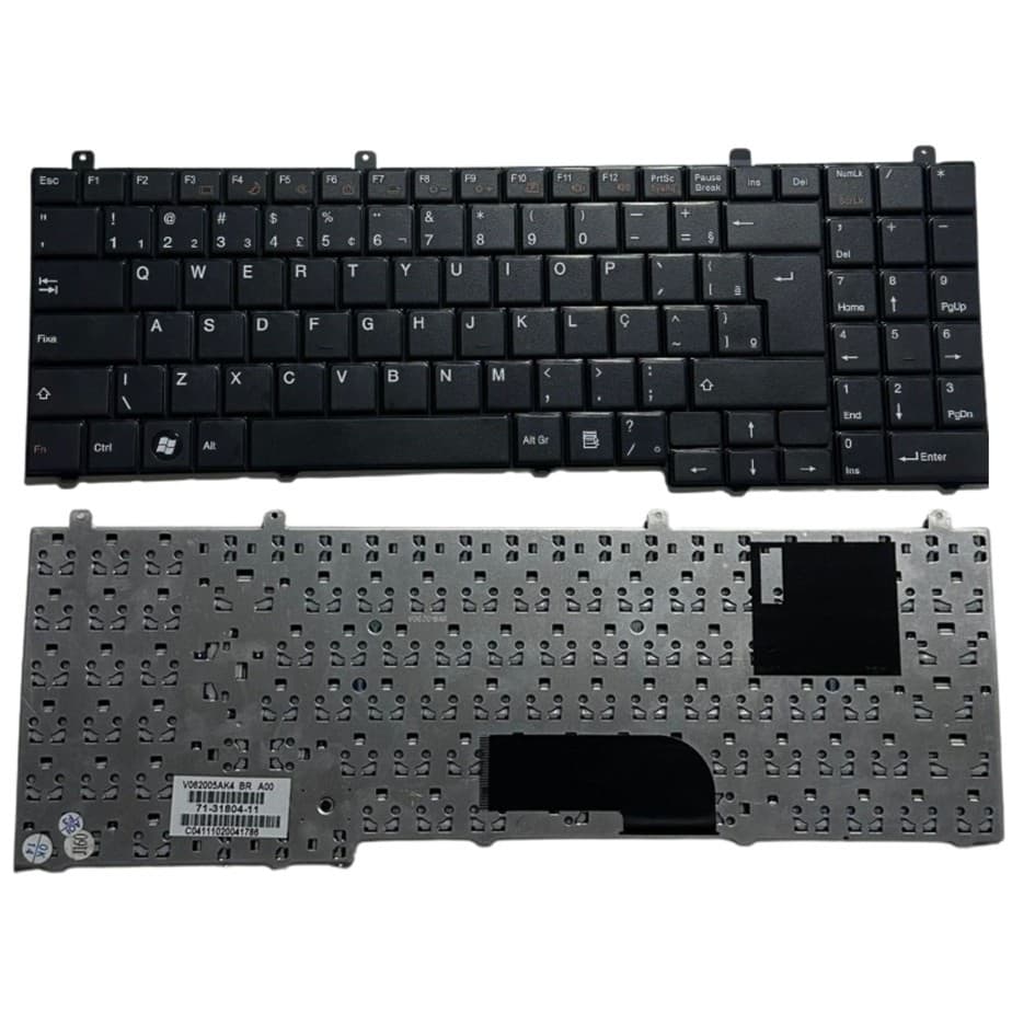 Teclado Para Itautec N8645 Is1558 V062005ak1 Br A03