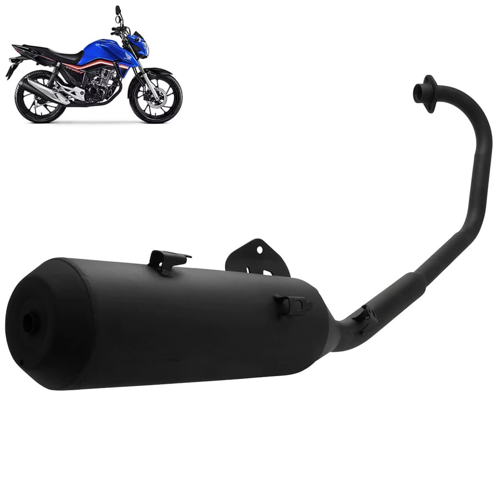 Escapamento Modelo Original Titan Fan Start Cargo 160 2018 Até 2023