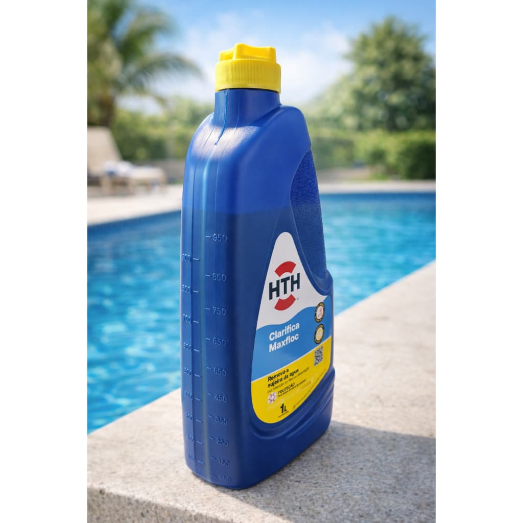 Max Floc HTH Clarificante Maxfloc Limpeza Manutenção de Piscina – 1 Litro