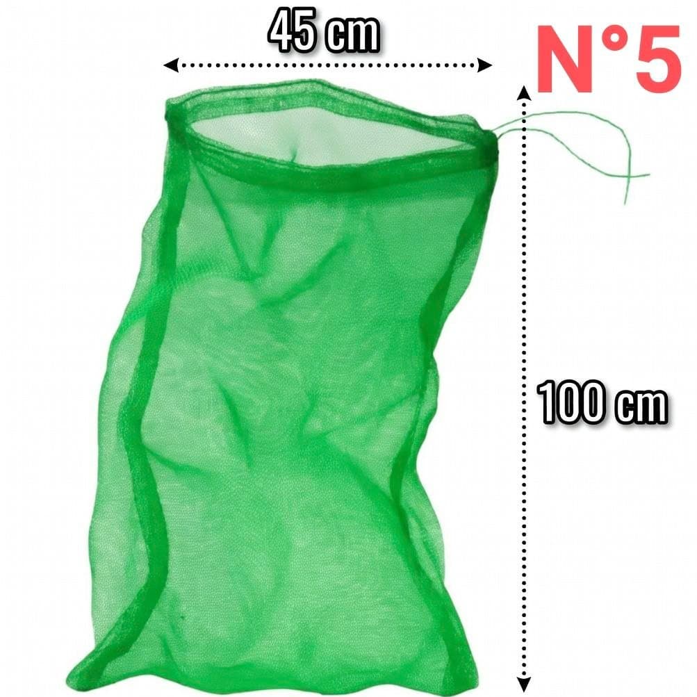 Saco de Peixes Kit 1un Pesca 1m x 45cm Sambura Covo Viveiro Rede Nylon Verde Pesqueiro Pescaria Pacu